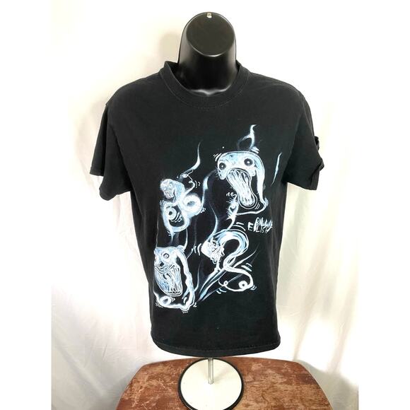 Billie Eilish 2019 Tour Graphic Tee Black Size S - Picture 1 of 6